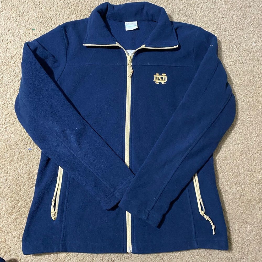 Columbia Notre Dame Fighting Irish Fleece Zip Up Jacket